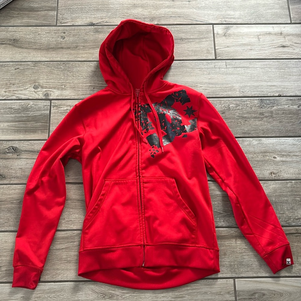 Y2k grunge DC Red Hoodie